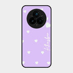 Be Loved Customized Glass Case Cover Purple For Realme 14 Pro 5G