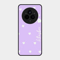 Be Loved Customized Glass Case Cover Purple For Realme 14 Pro Plus 5G