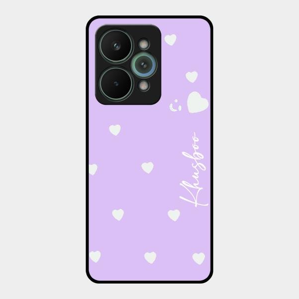Be Loved Customized Glass Case Cover Purple For Realme 15 Pro 5G