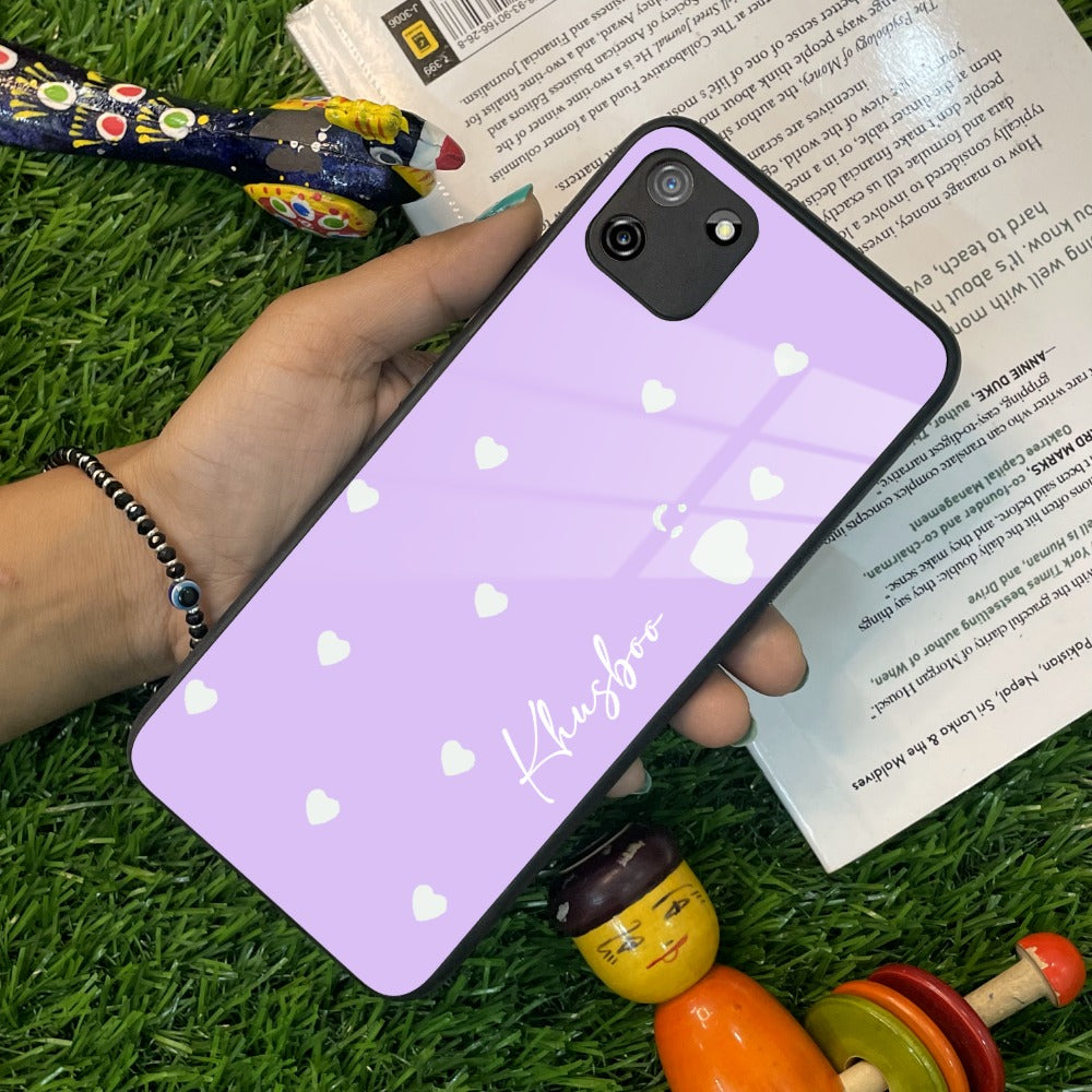 Be Loved Customized Glass Case Cover Purple For Realme/Narzo - ShopOnCliQ