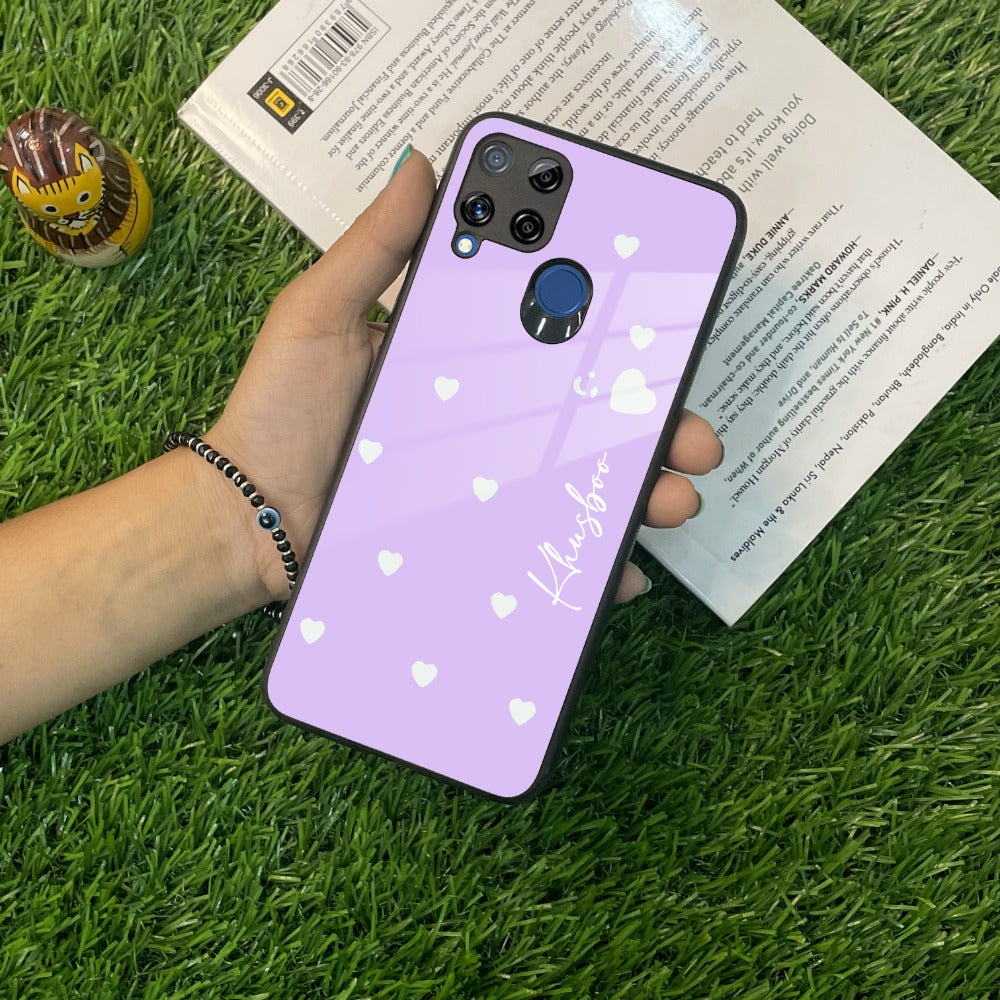 Be Loved Customized Glass Case Cover Purple For Realme/Narzo - ShopOnCliQ