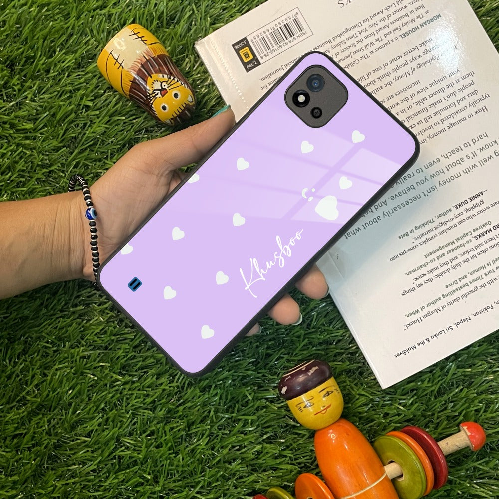 Be Loved Customized Glass Case Cover Purple For Realme/Narzo - ShopOnCliQ