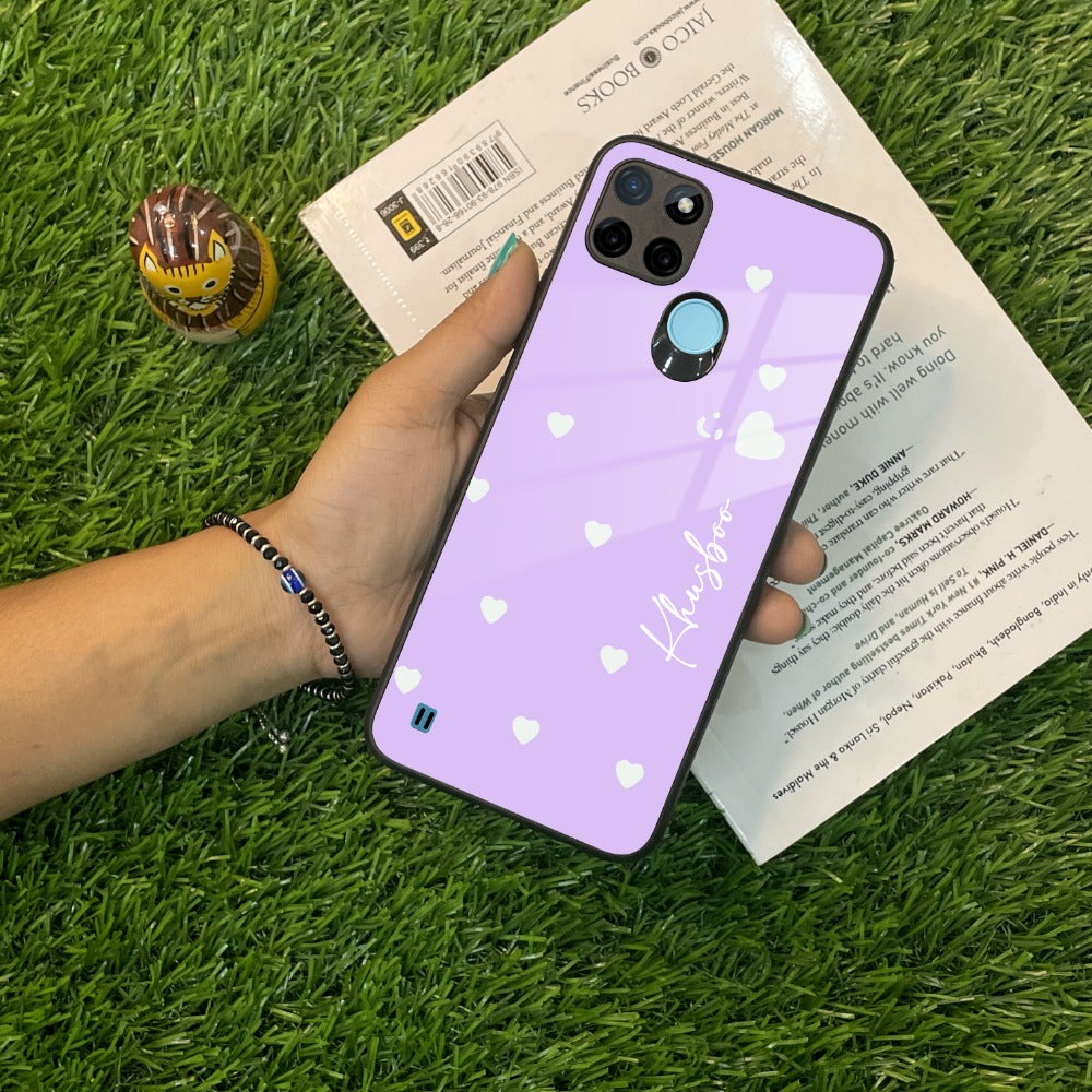Be Loved Customized Glass Case Cover Purple For Realme/Narzo - ShopOnCliQ