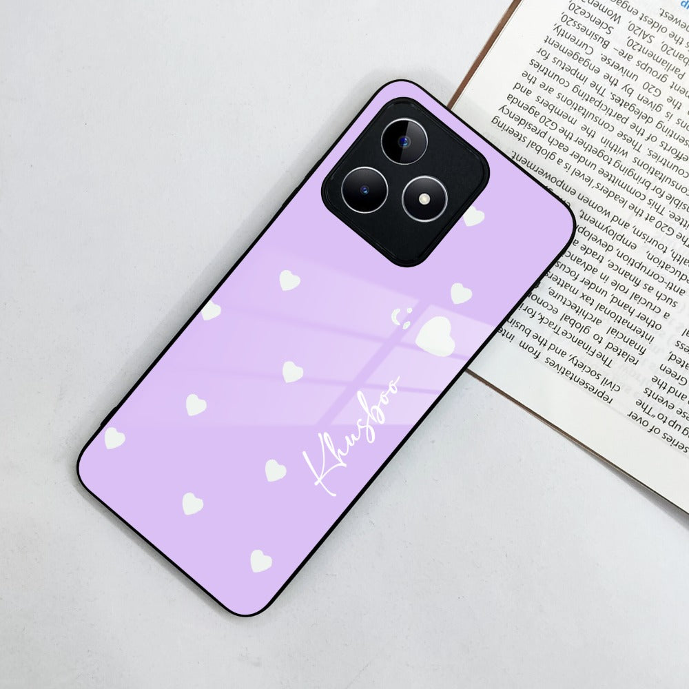 Be Loved Customized Glass Case Cover Purple For Realme/Narzo - ShopOnCliQ