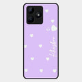 Be Loved Customized Glass Case Cover Purple For Realme C53