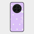 Be Loved Customized Glass Case Cover Purple For Realme Narzo 70 5G