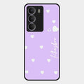 Be Loved Customized Glass Case Cover Purple For Realme P3 Lite 5G