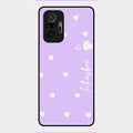 Be Loved Customized Glass Case Cover Purple For Redmi Note 10 Pro Max