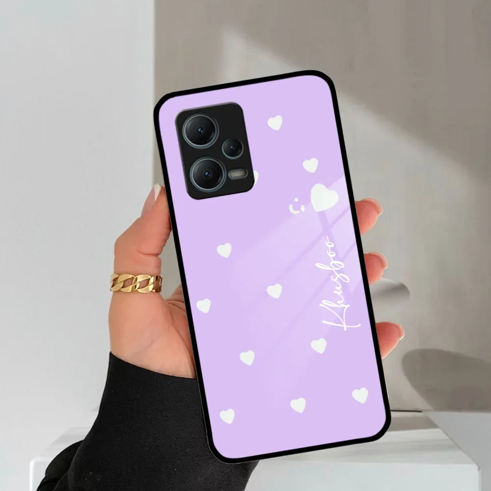 Be Loved Customized Glass Case Cover Purple For Poco - ShopOnCliQ