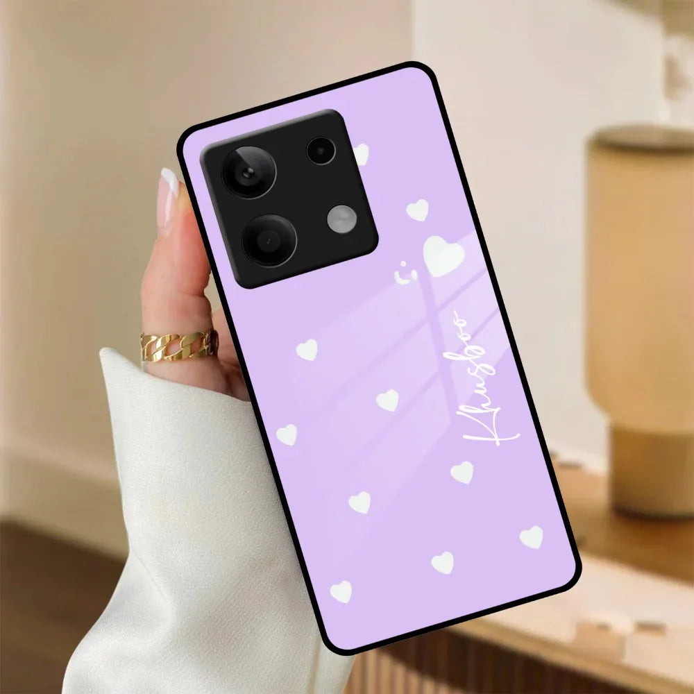 Be Loved Customized Glass Case Cover Purple For Poco - ShopOnCliQ