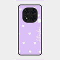 Be Loved Customized Glass Case Cover Purple For Redmi Note 14 Pro 5G