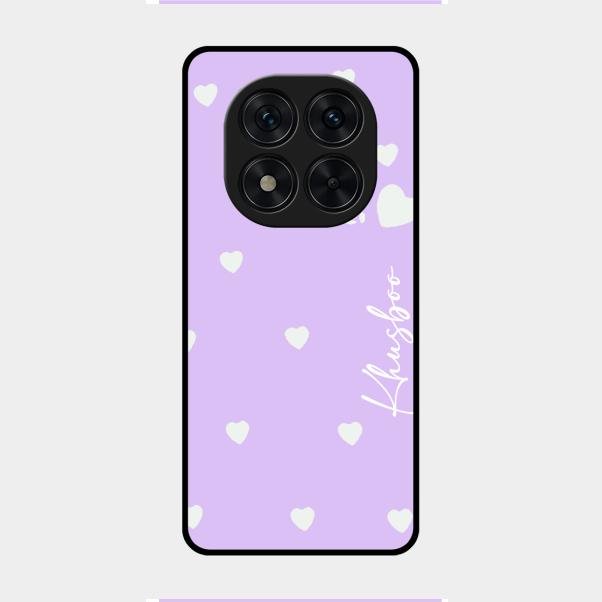 Be Loved Customized Glass Case Cover Purple For Redmi Note 14 Pro 5G