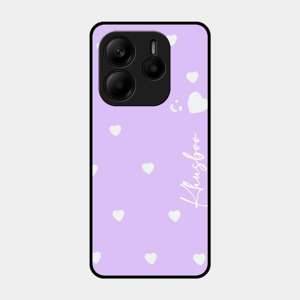 Be Loved Customized Glass Case Cover Purple For Redmi Note 14 Se 5G