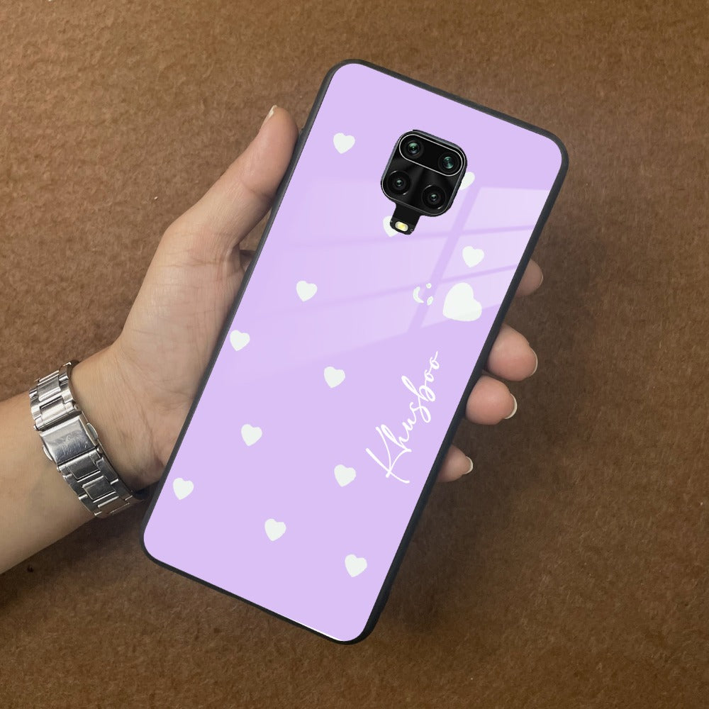 Be Loved Customized Glass Case Cover Purple For Poco - ShopOnCliQ