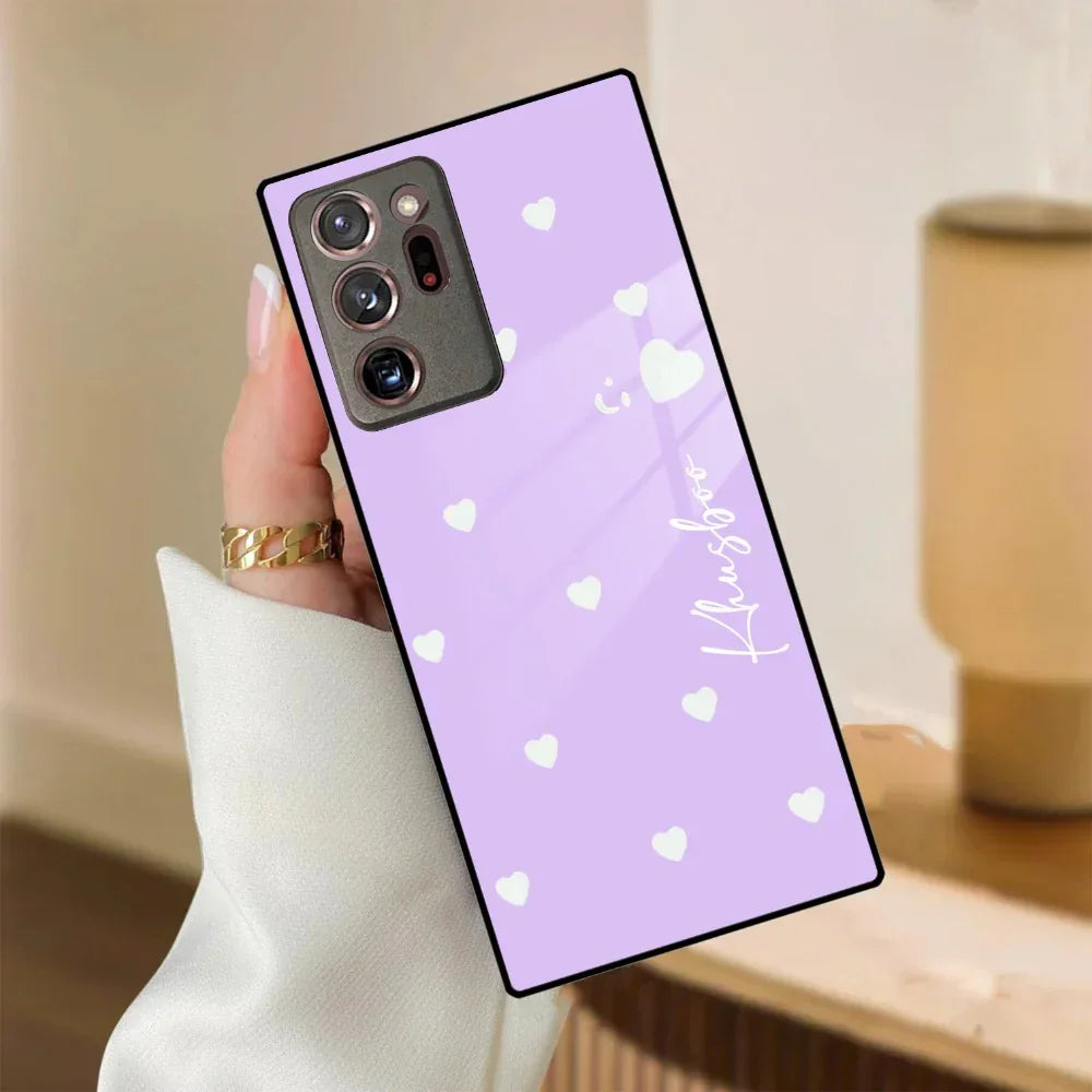 Be Loved Customized Glass Case Cover Purple For Samsung - ShopOnCliQ