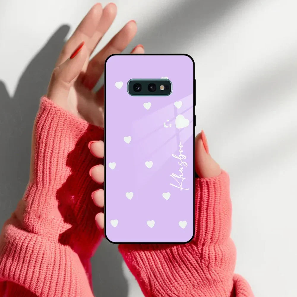 Be Loved Customized Glass Case Cover Purple For Samsung - ShopOnCliQ