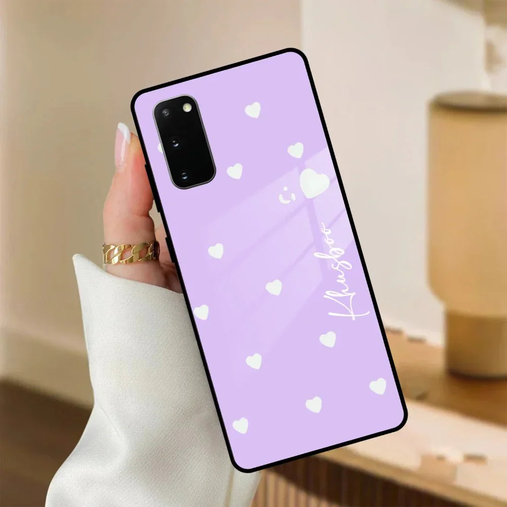 Be Loved Customized Glass Case Cover Purple For Samsung - ShopOnCliQ