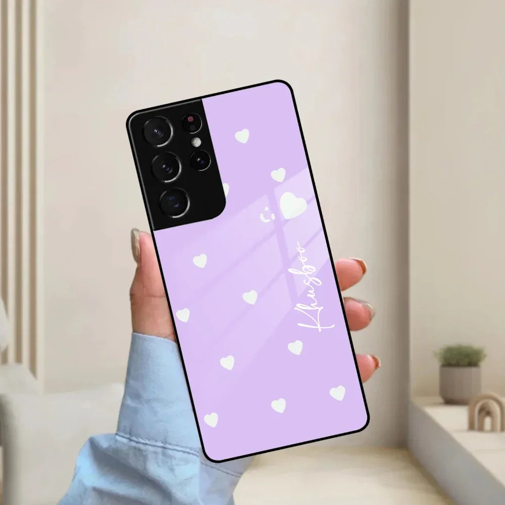 Be Loved Customized Glass Case Cover Purple For Samsung - ShopOnCliQ