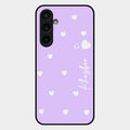 Be Loved Customized Glass Case Cover Purple For Samsung Galaxy S23 Fe 5G