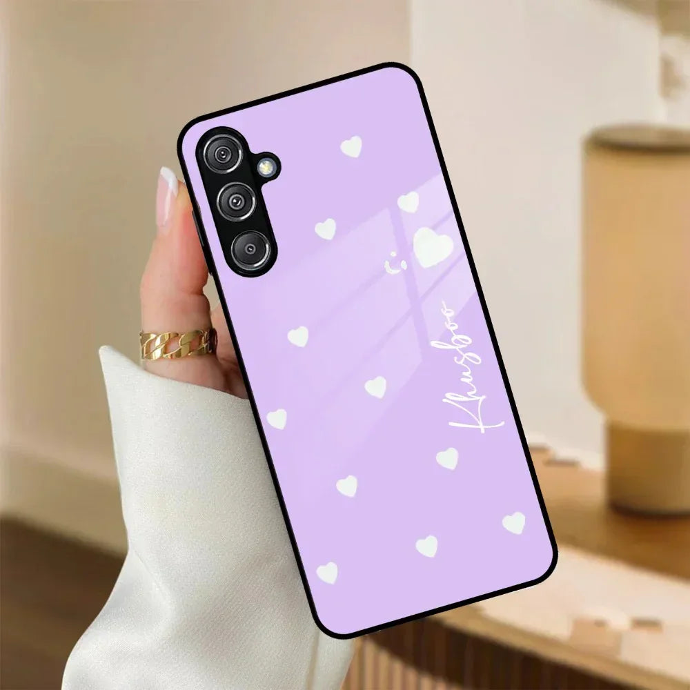 Be Loved Customized Glass Case Cover Purple For Samsung - ShopOnCliQ