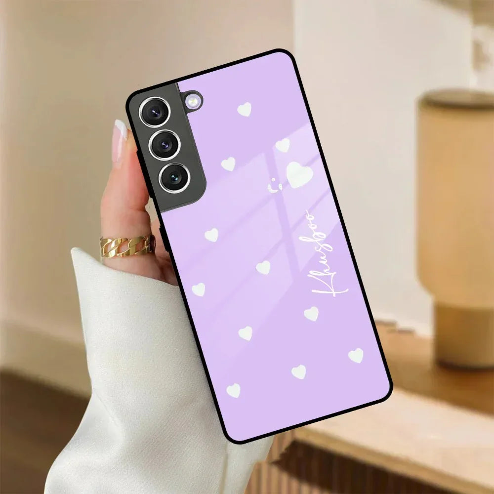 Be Loved Customized Glass Case Cover Purple For Samsung - ShopOnCliQ