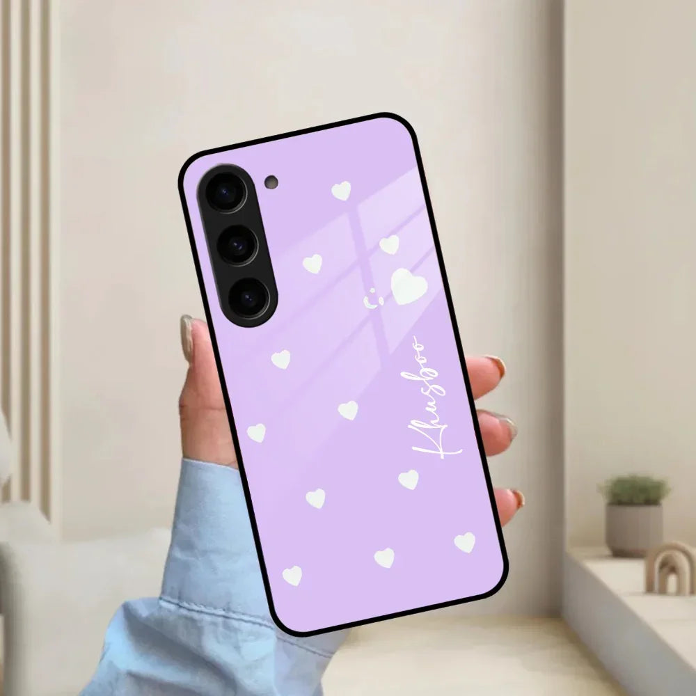 Be Loved Customized Glass Case Cover Purple For Samsung - ShopOnCliQ