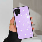 Be Loved Customized Glass Case Cover Purple For Samsung Galaxy A42 5G