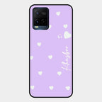 Be Loved Customized Glass Case Cover Purple For Vivo T1X