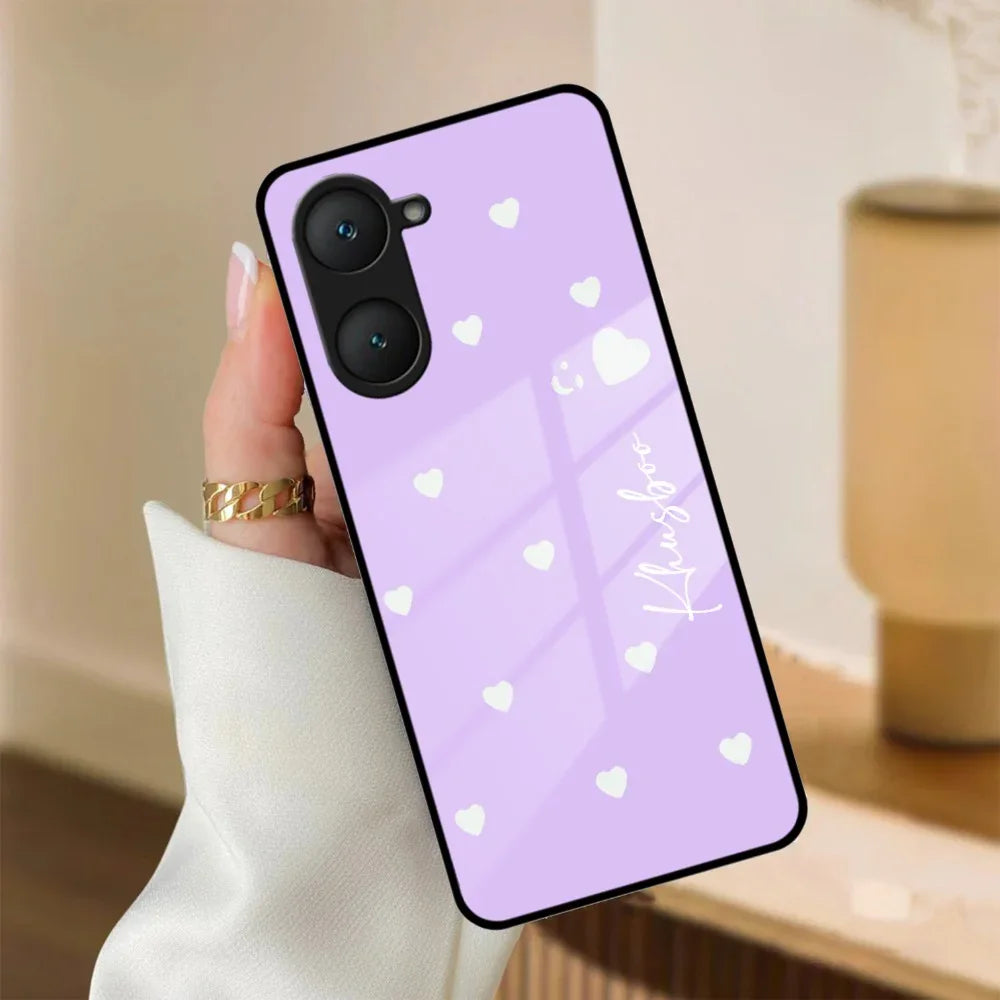 Be Loved Customized Glass Case Cover Purple For Vivo - ShopOnCliQ