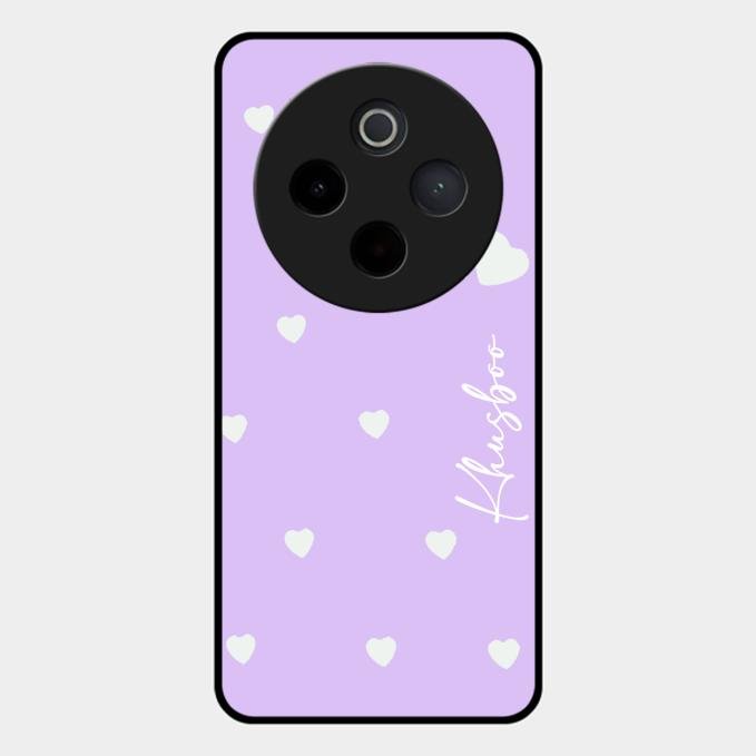 Be Loved Customized Glass Case Cover Purple For Vivo T4 5G