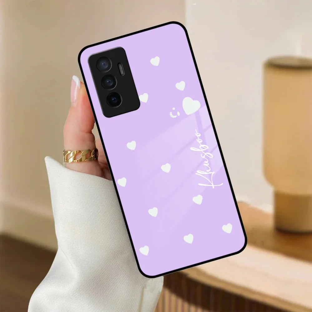 Be Loved Customized Glass Case Cover Purple For Vivo - ShopOnCliQ