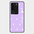 Be Loved Customized Glass Case Cover Purple For Vivo V29 5G