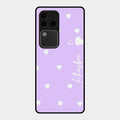 Be Loved Customized Glass Case Cover Purple For Vivo V30 Pro 5G