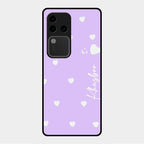 Be Loved Customized Glass Case Cover Purple For Vivo V30 Pro 5G