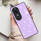 Be Loved Customized Glass Case Cover Purple For Vivo - ShopOnCliQ