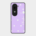 Be Loved Customized Glass Case Cover Purple For Vivo V40E 5G