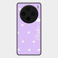 Be Loved Customized Glass Case Cover Purple For Vivo X100 5G