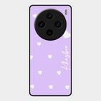 Be Loved Customized Glass Case Cover Purple For Vivo X100 5G