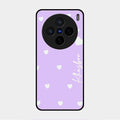 Be Loved Customized Glass Case Cover Purple For Vivo X200 5G