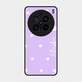 Be Loved Customized Glass Case Cover Purple For Vivo X200 Pro 5G