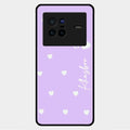 Be Loved Customized Glass Case Cover Purple For Vivo X80 5G