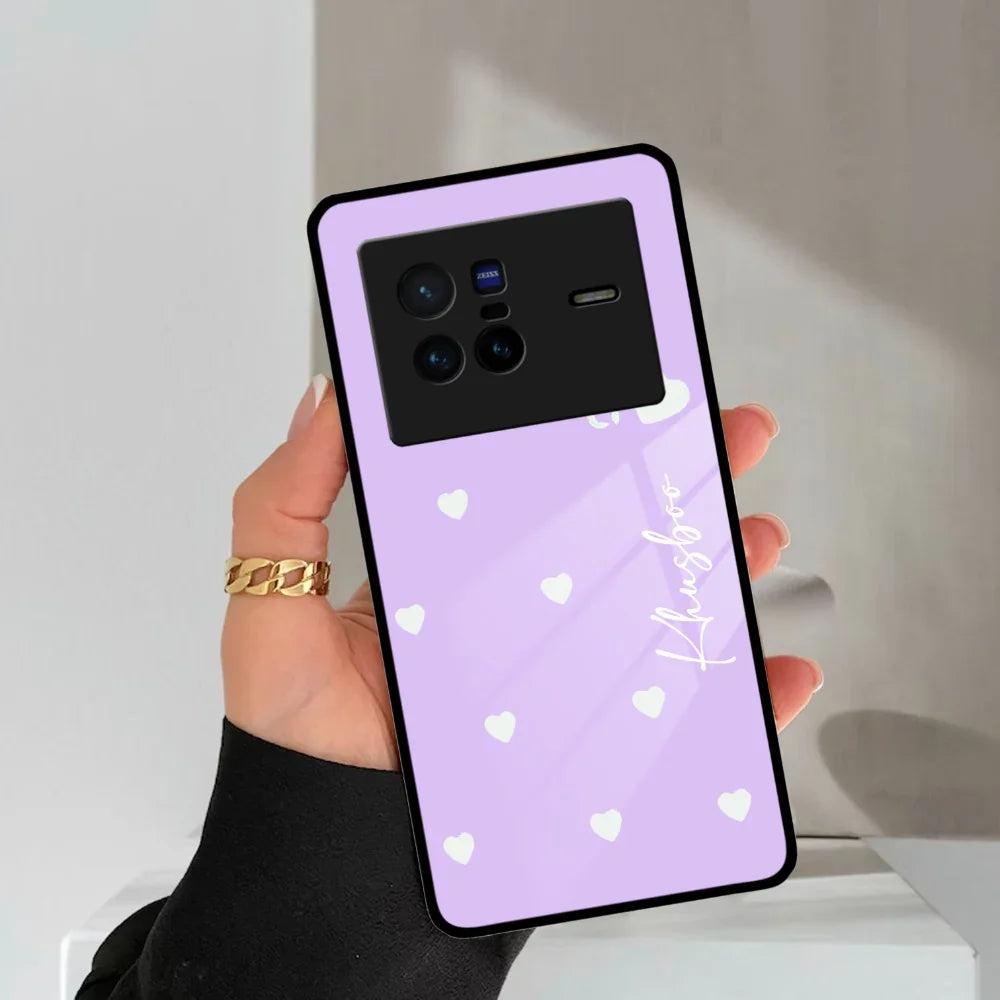 Be Loved Customized Glass Case Cover Purple For Vivo - ShopOnCliQ