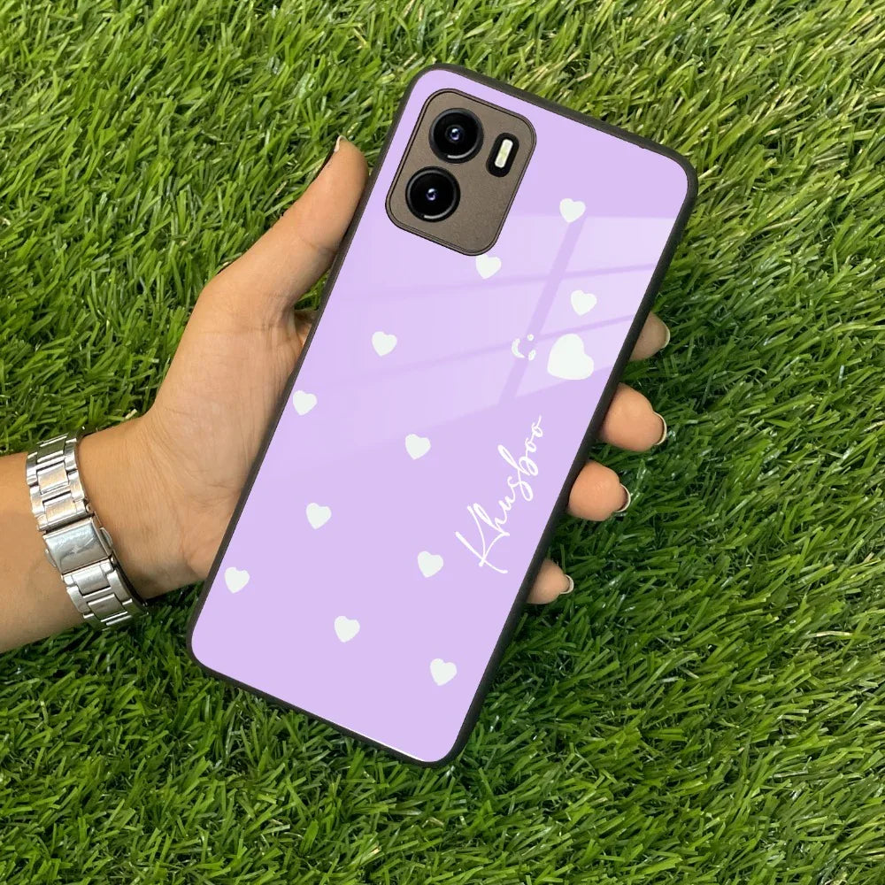 Be Loved Customized Glass Case Cover Purple For Vivo - ShopOnCliQ