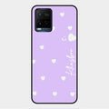Be Loved Customized Glass Case Cover Purple For Vivo Y21E