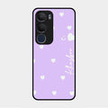 Be Loved Customized Glass Case Cover Purple For Vivo Y29 5G