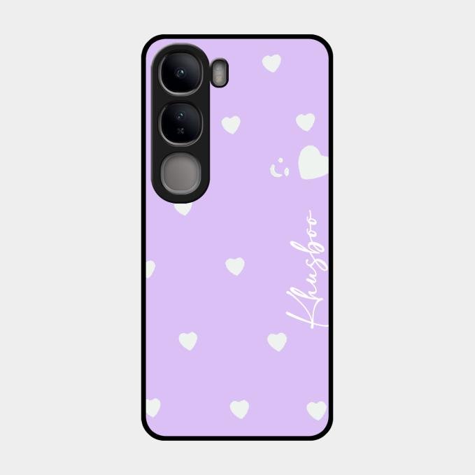 Be Loved Customized Glass Case Cover Purple For Vivo Y300 5G