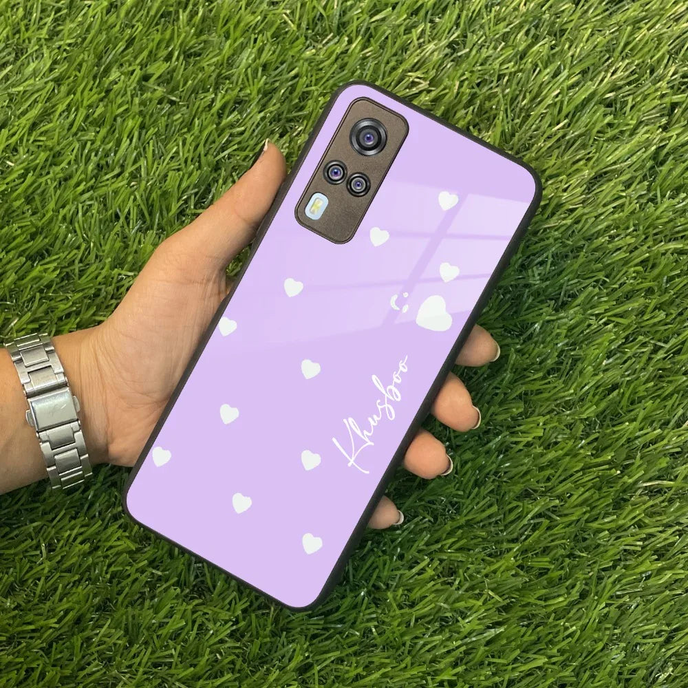 Be Loved Customized Glass Case Cover Purple For Vivo - ShopOnCliQ