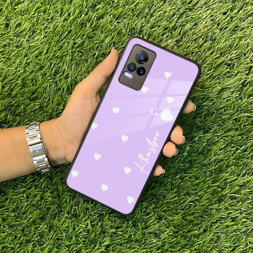 Be Loved Customized Glass Case Cover Purple For Vivo - ShopOnCliQ