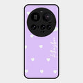 Be Loved Customized Glass Case Cover Purple For Xiaomi 15 Ultra 5G