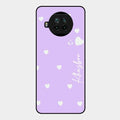 Be Loved Customized Glass Case Cover Purple For Xiaomi Mi 10I 5G